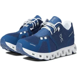 on cloud 5 denim white 4D